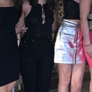 Good American Bodysuit - Black/Gold - Size 0